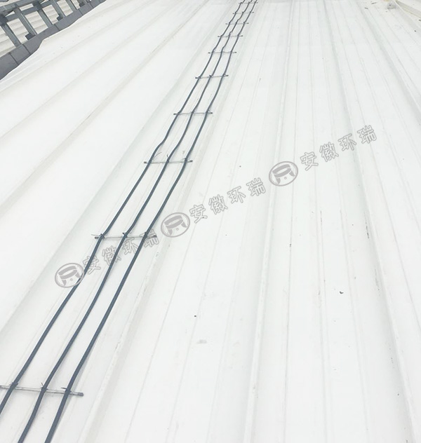 體育場屋頂電伴熱融雪安裝圖