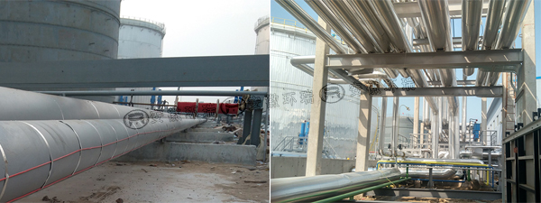 超稠油管道電伴熱帶安裝圖